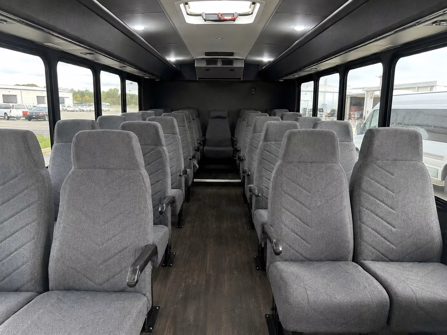 15 passenger minibus inside