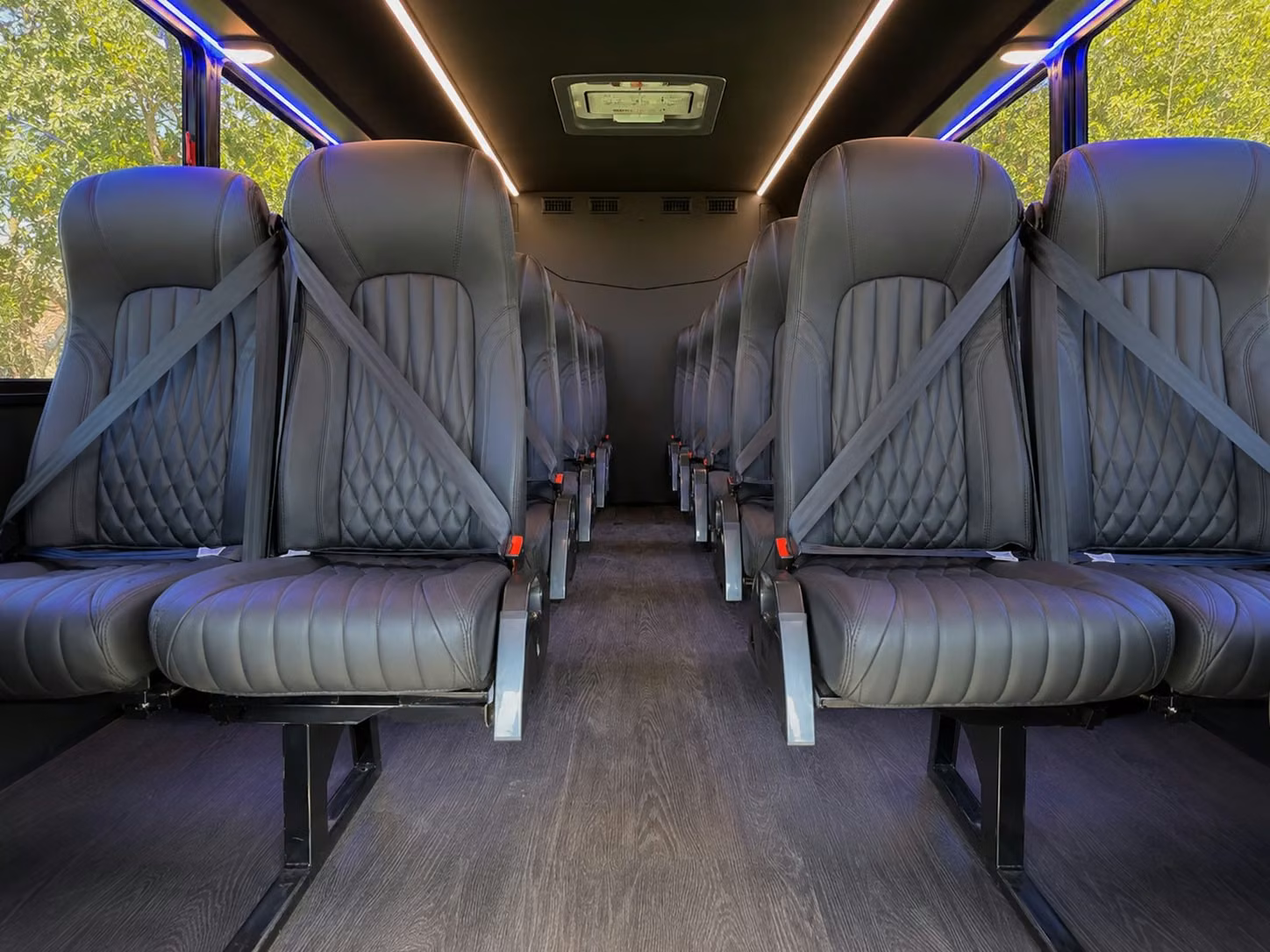 20 passenger minibus interior