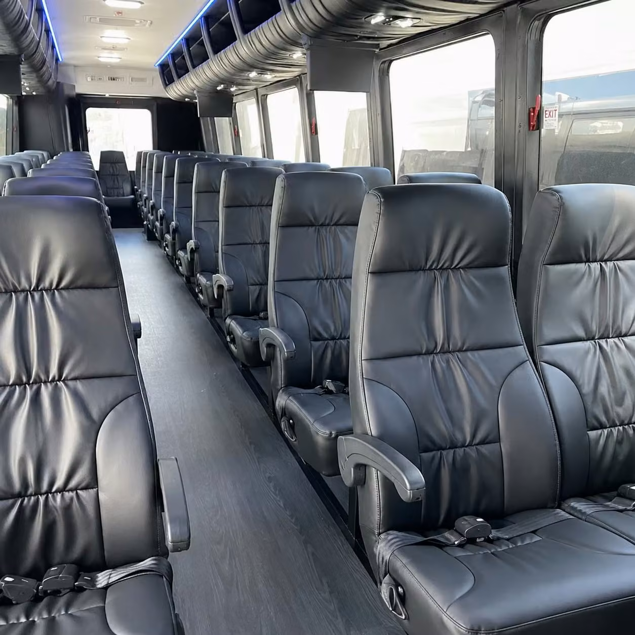 25 passenger minibus interior