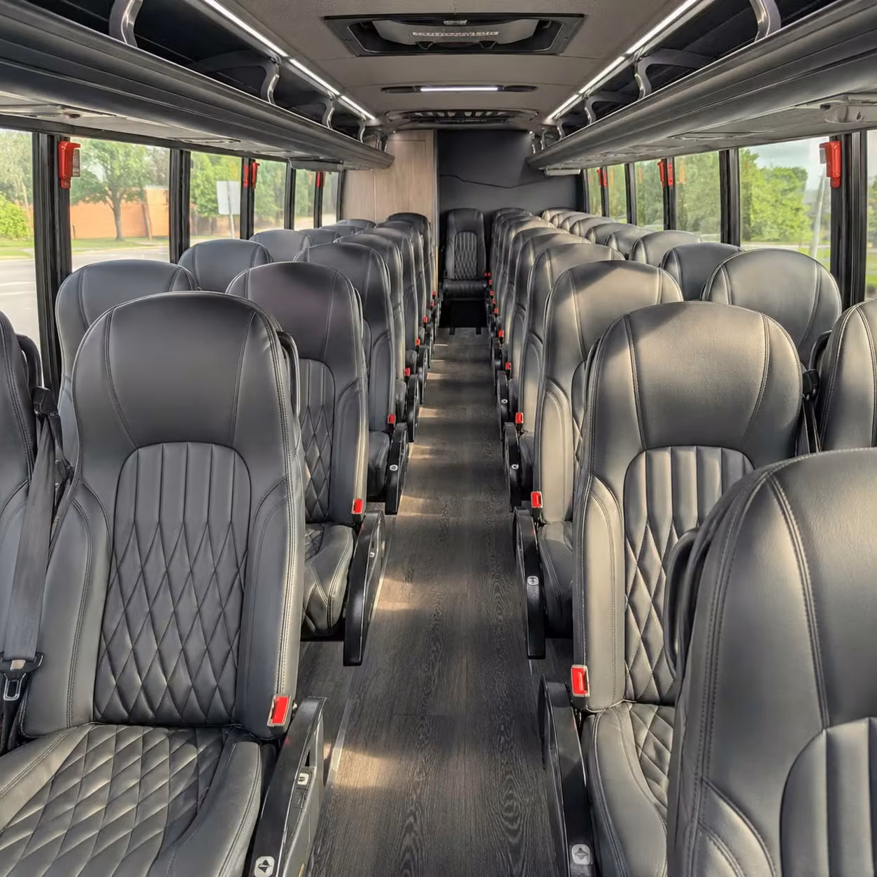 30 passenger minibus inside