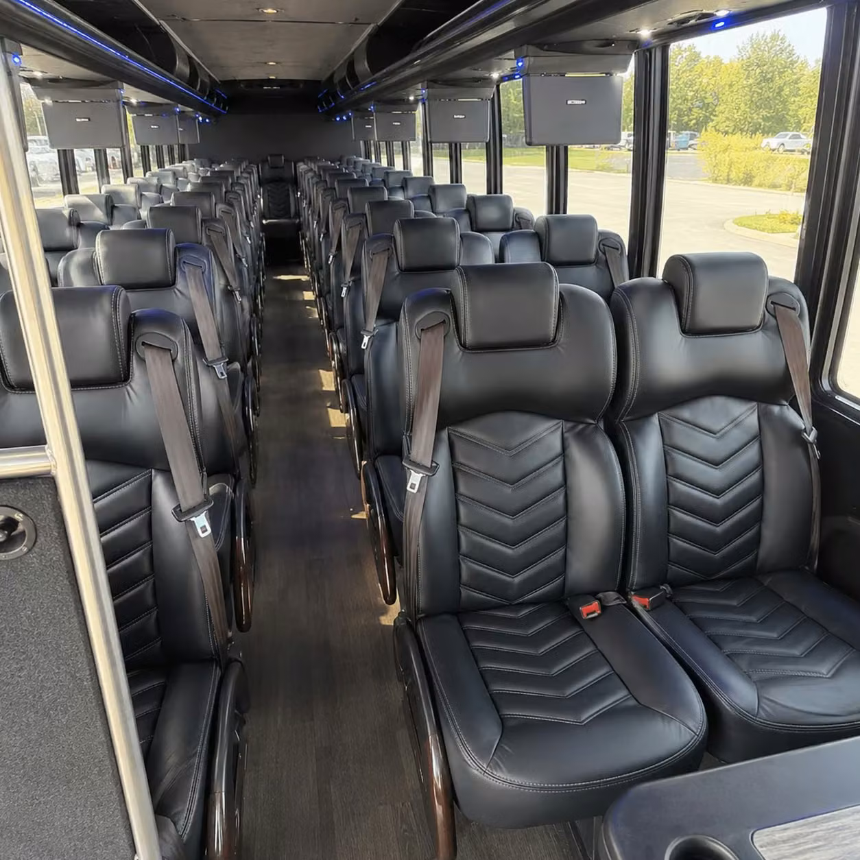 35 passenger minibus inside