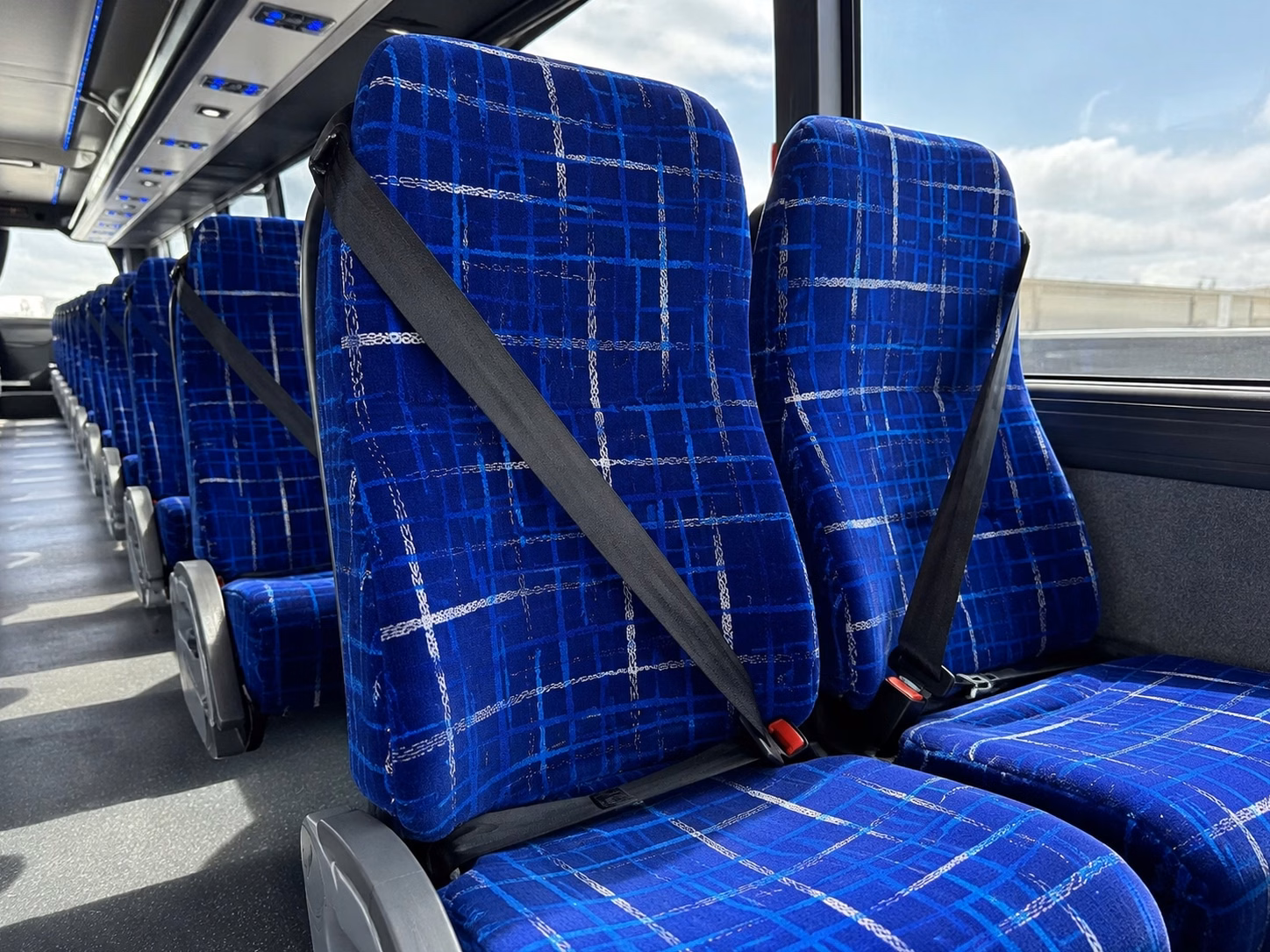 mesa charter bus interior