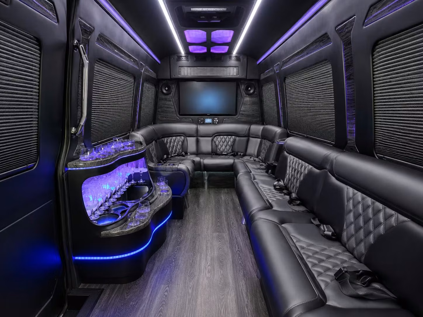off site parking shuttles for large mesa employers and event venues