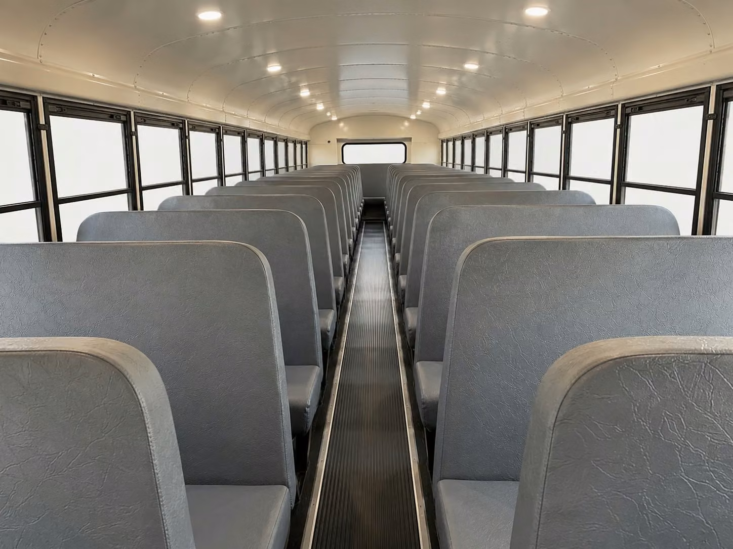 school bus interior