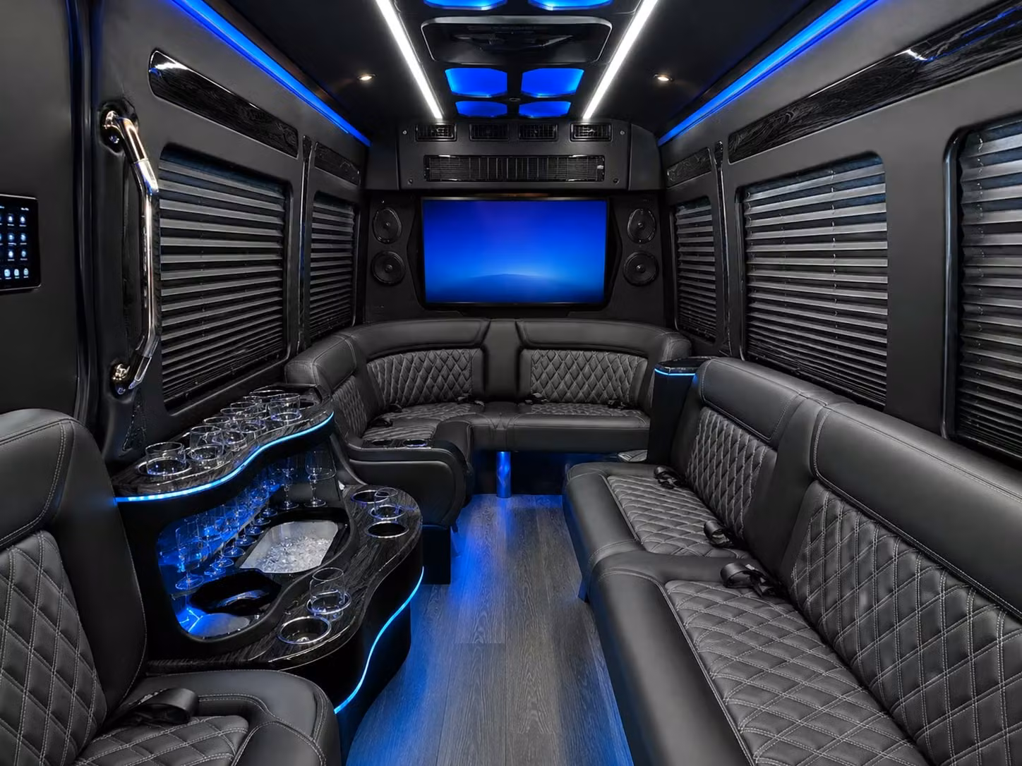 sprinter vans for executive style mesa prom arrivals in smaller groups